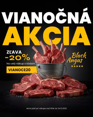 Vianoce chutia ešte lepšie, keď sú šťavnaté. 🎄🥩 Naše prémiové Black Angus steaky ti teraz vieme zabaliť s poriadnou...